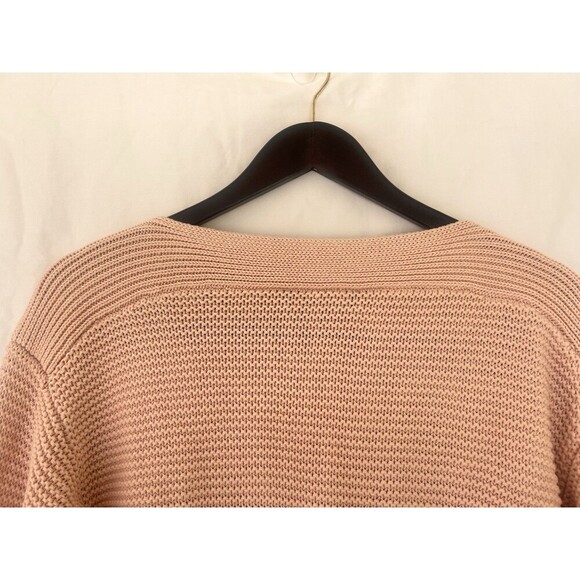 Lauren Ralph Lauren Pink Knit Sweater Pullover Small Thick Preppy Coquette - Picture 5 of 8